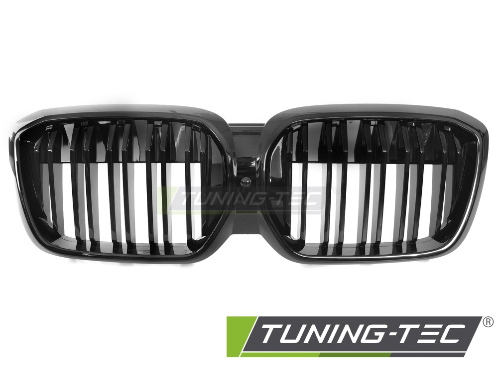 Front Grille BMW iX3 G08 LCI 21-25 Sport Glossy Black Double Bar – náhľad 2