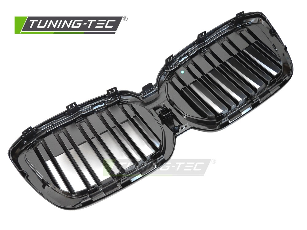 Front Grille BMW iX3 G08 LCI 21-25 Sport Glossy Black Double Bar – náhľad 4