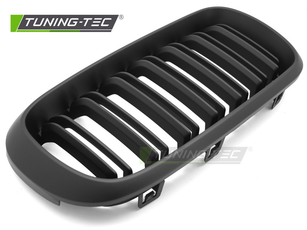 Front Grille BMW X5 F15 13-18 / X6 F16 14-19 Sport Matt Black Double Bar – náhľad 3