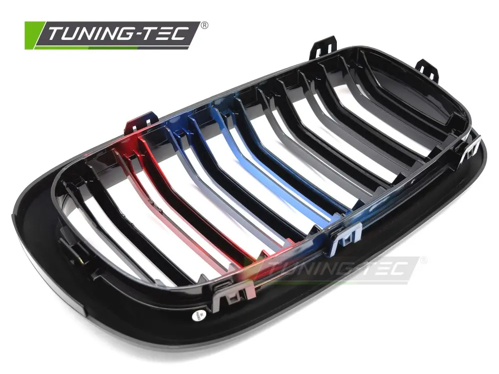 Front Grille BMW X5 F15 13-18 / X6 F16 14-19 Sport Black Tri-Colour – náhľad 4