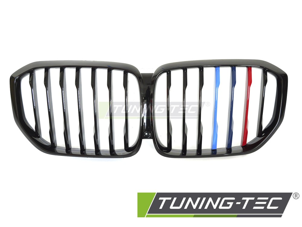 Front Grille BMW X5 G05 19-22 Glossy Black Tri-Colour – náhľad 2