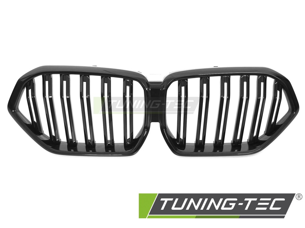 Front Grille BMW X6 G06 19-23 Sport Glossy Black Double Bar – náhľad 2