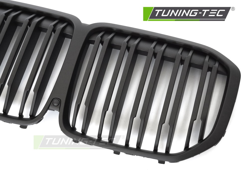 Front Grille BMW X7 G07 18-22 Sport Double Bar Matt Black – náhľad 3