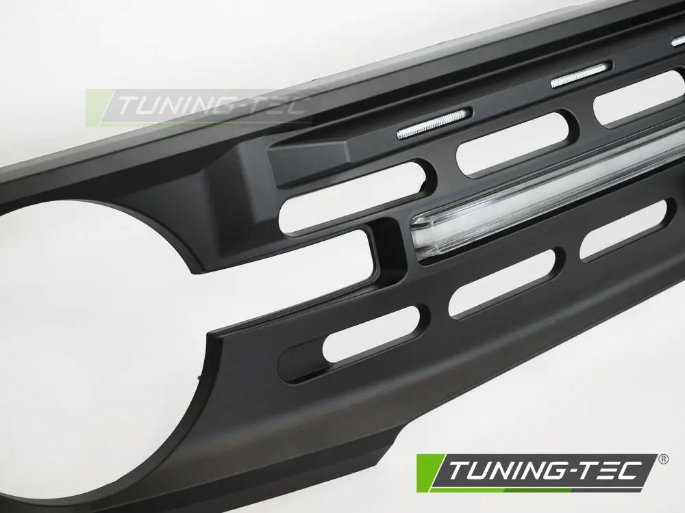 Front Grille Ford Bronco 21- Black with LED – náhľad 3