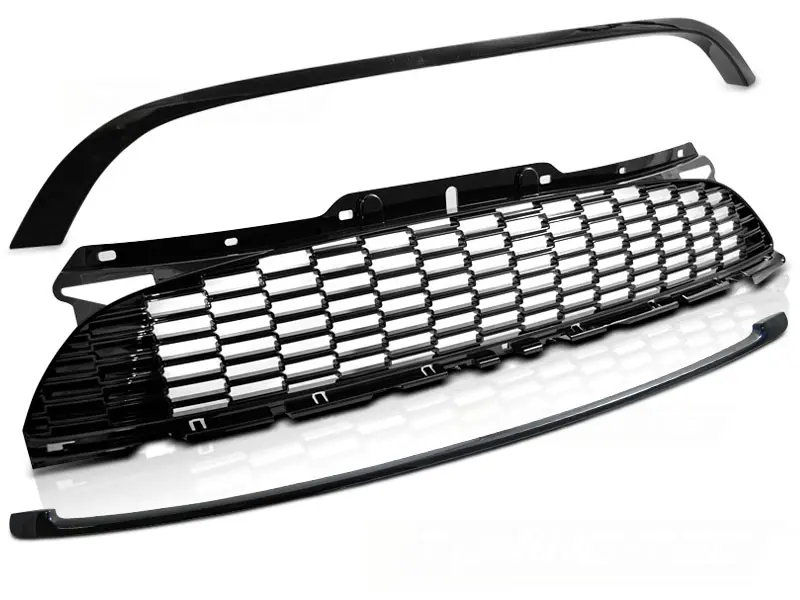 Front Grille Mini Cooper S/JCW R56/57/55 06-14 Glossy Black – náhľad 3