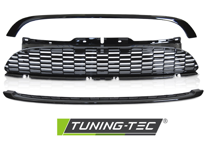 Front Grille Mini Cooper R56/R57/R55 06-09 JCW Style Glossy Black – náhľad 2