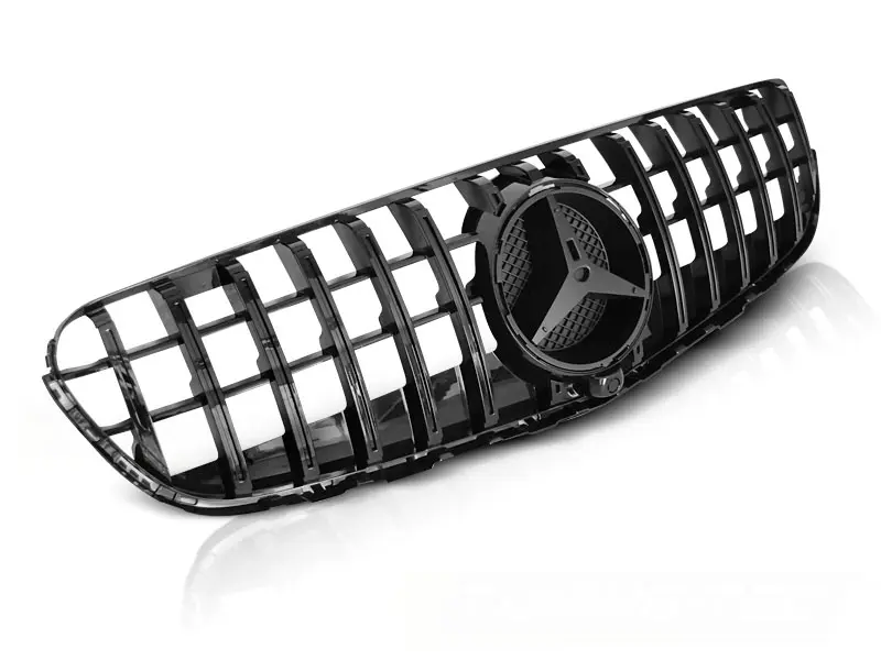 Front Grille Mercedes GLC W253 15-18 Sport Glossy Black GT-R Look
