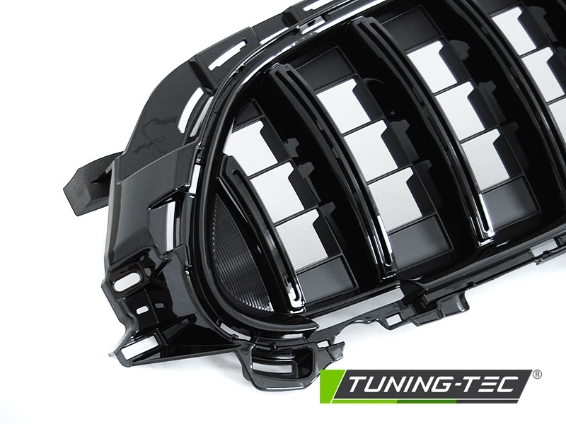 Front Grille Mercedes W213 Sport 20-23 Black – náhľad 3