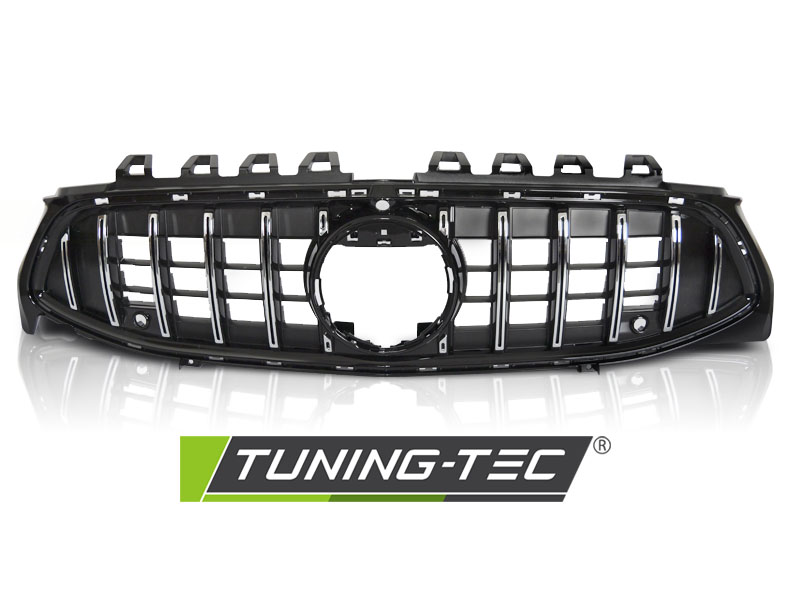 Front Grille Mercedes CLA W118 19-23 Sport Chrome-Black – náhľad 2