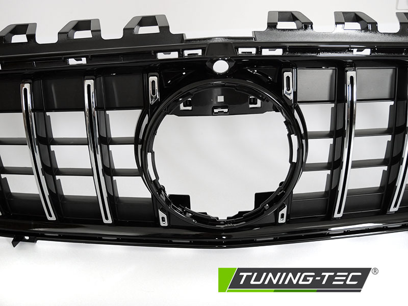 Front Grille Mercedes CLA W118 19-23 Sport Chrome-Black – náhľad 4