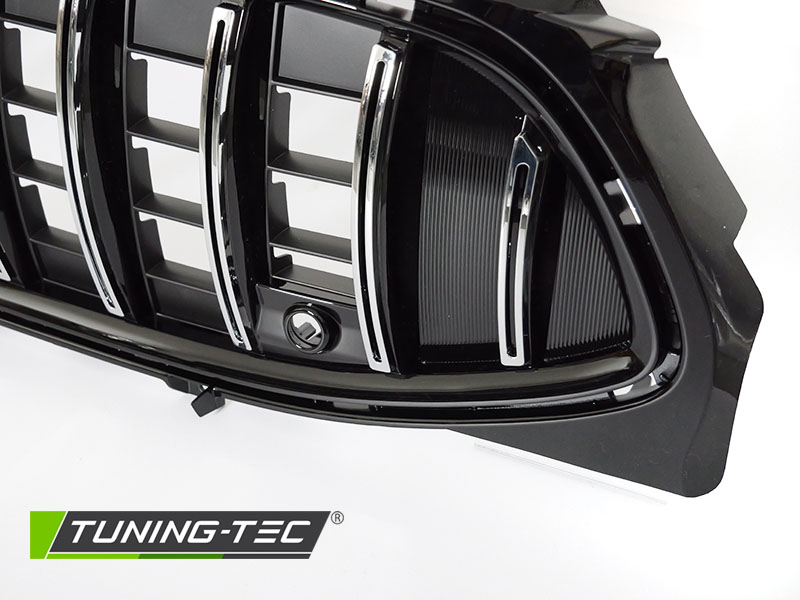 Front Grille Mercedes CLA W118 19-23 Sport Chrome-Black – náhľad 5