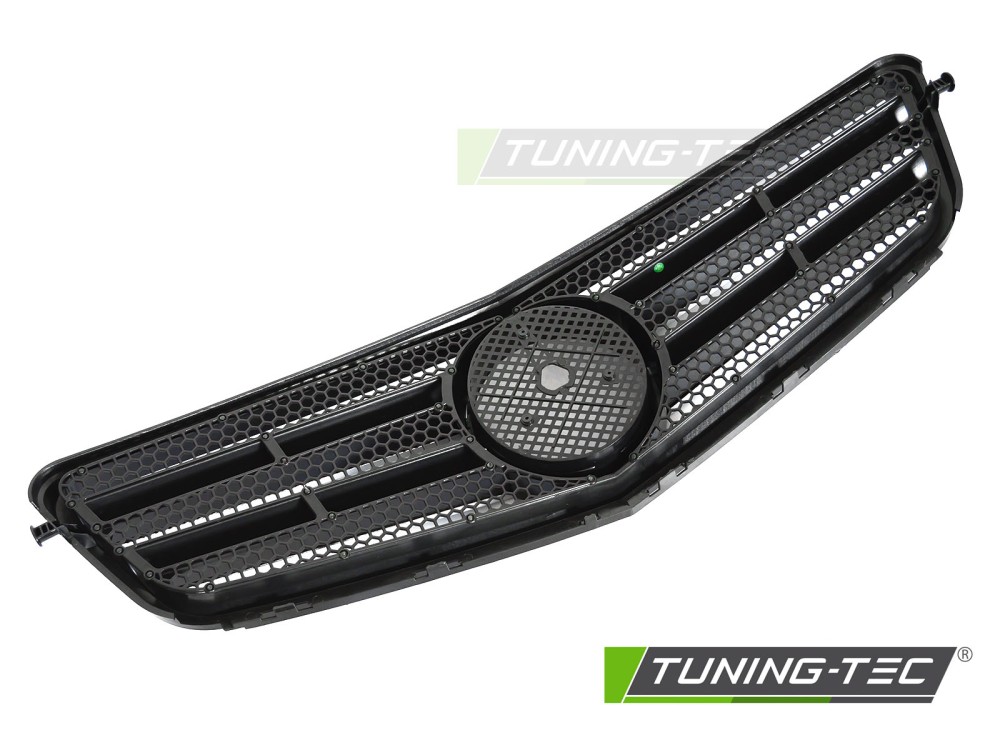 Front Grille Mercedes C-Class W204 / S204 07-14 Sport CL Style Black Chrome – náhľad 4