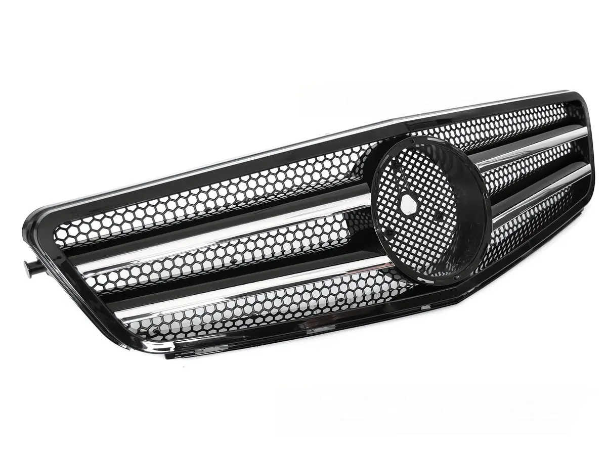 Front Grille Mercedes C-Class W204 / S204 07-14 Sport CL Style Black Chrome