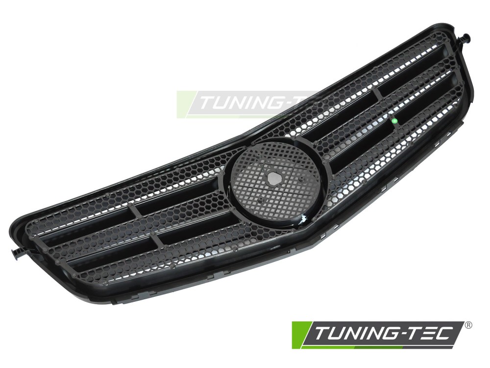Front Grille Mercedes C-Class W204 / S204 07-14 CL Style Matt Black – náhľad 4