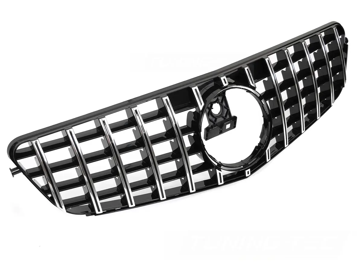 Front Grille Mercedes C-Class W204 / S204 07-14 Sport Black Chrome GT Style