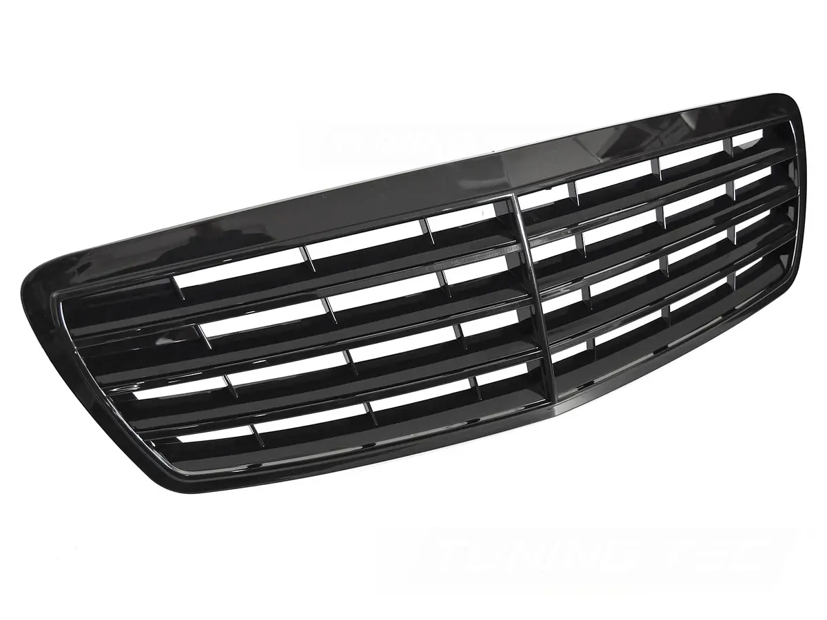 Front Grille Mercedes E-Class W211 / S211 02-06 Glossy Black