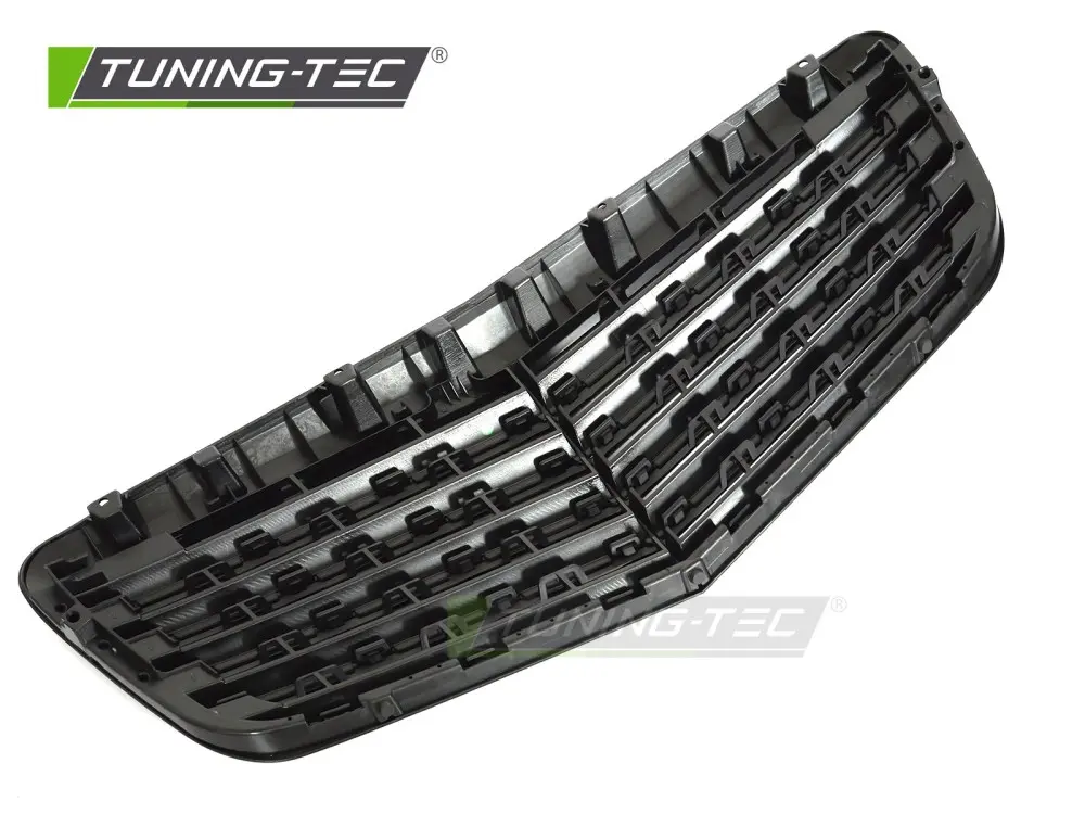 Front Grille Mercedes E-Class W211 / S211 06-09 Glossy Black – náhľad 4