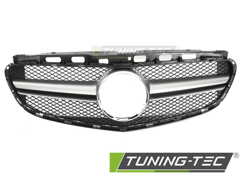 Front Grille Mercedes E-Class W212 / S212 13-16 Black-Silver – náhľad 2