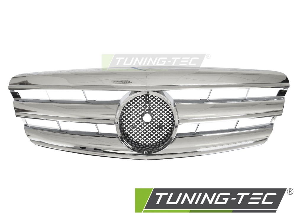 Front Grille Mercedes S-Class W221 05-09 GT Style Chrome – náhľad 2