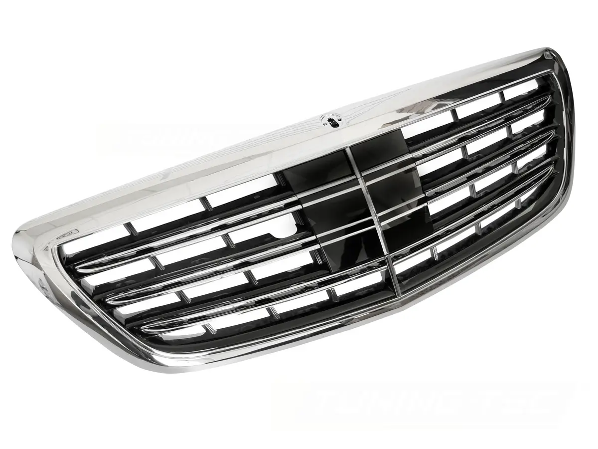 Front Grille Mercedes S-Class W222 13-17 Black-Chrome