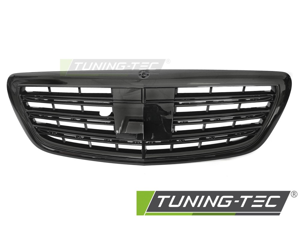 Front Grille Mercedes S-Class W222 13-17 Glossy Black – náhľad 2