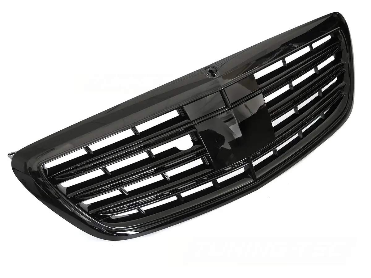 Front Grille Mercedes S-Class W222 13-17 Glossy Black