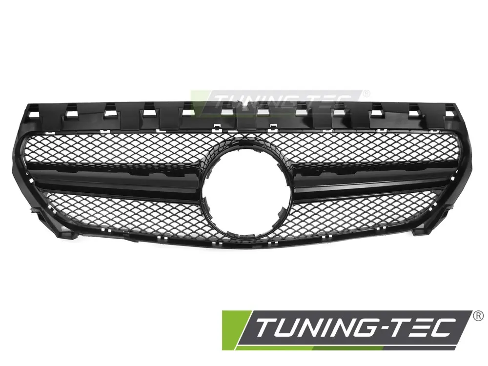 Front Grille Mercedes CLA W117 13-19 Glossy Black – náhľad 2