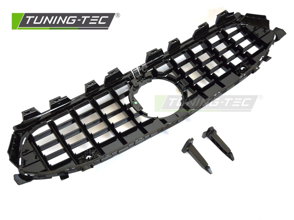 Front Grille Mercedes CLA W118 23-25 GT Style Glossy Black – náhľad 4
