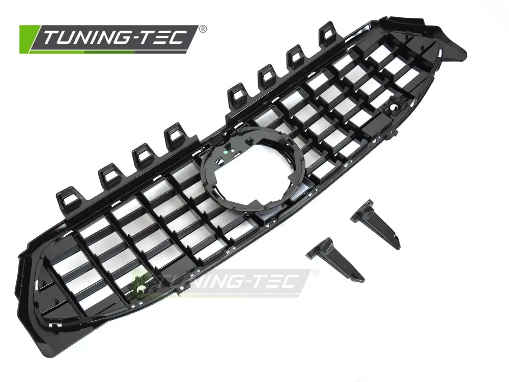 Front Grille Mercedes CLA W118 19-23 GT Style Black-Chrome – náhľad 4