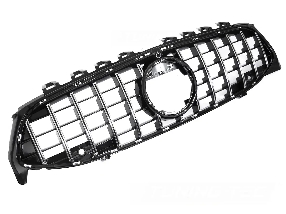 Front Grille Mercedes CLA W118 19-23 GT Style Black-Chrome