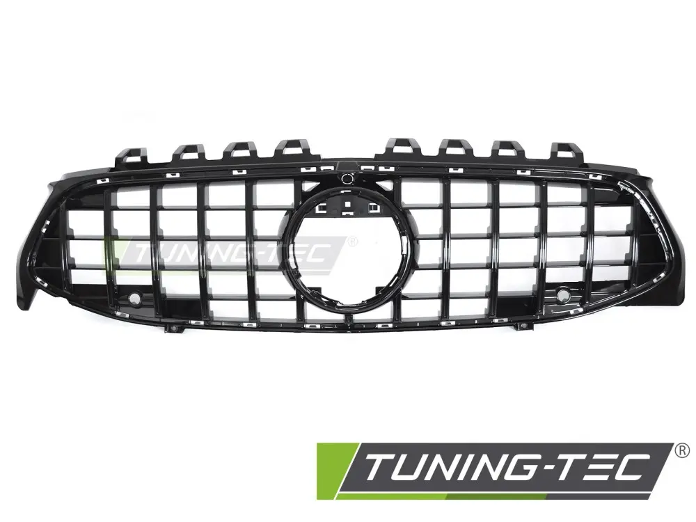Front Grille Mercedes CLA W118 19-23 GT Style Glossy Black – náhľad 2