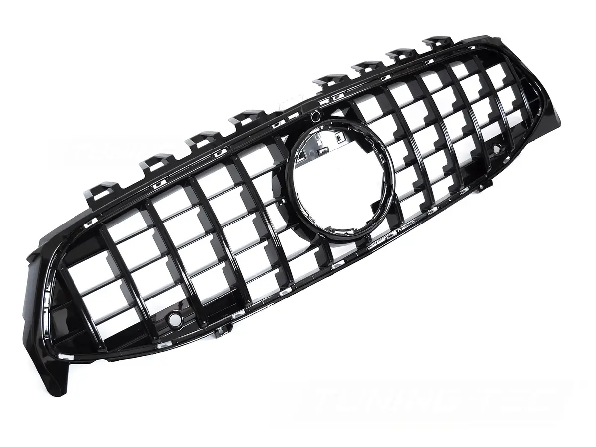 Front Grille Mercedes CLA W118 19-23 GT Style Glossy Black