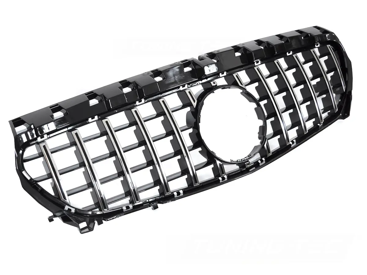 Front Grille Mercedes CLA W117 13-19 GT Style Black-Chrome