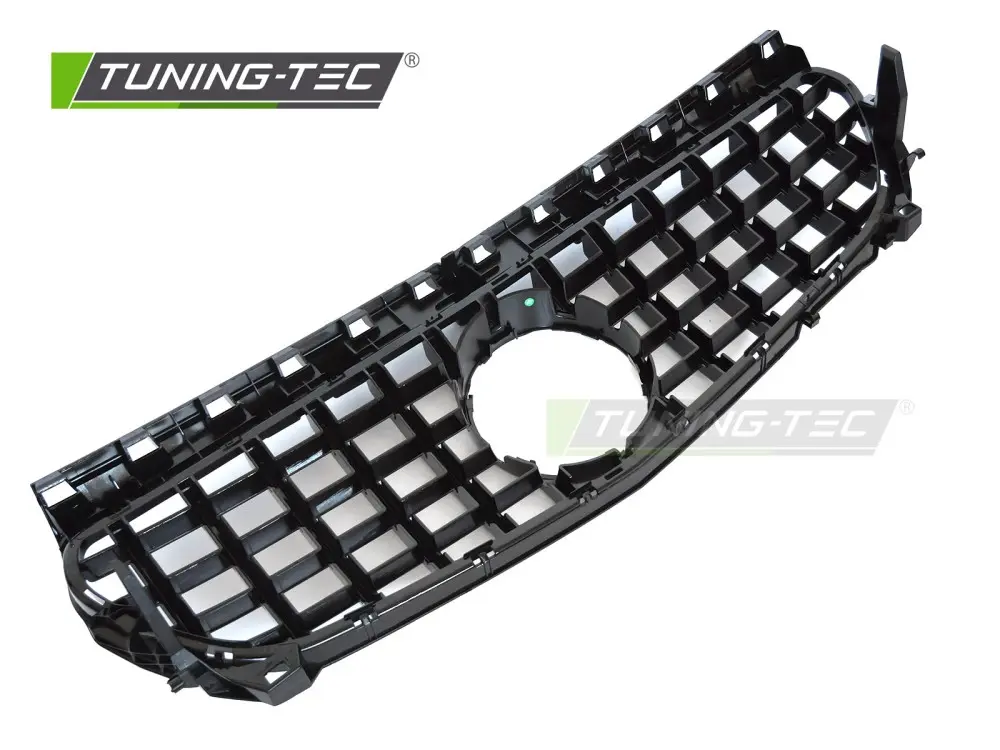 Front Grille Mercedes CLA W117 13-19 GT Style Glossy Black – náhľad 4