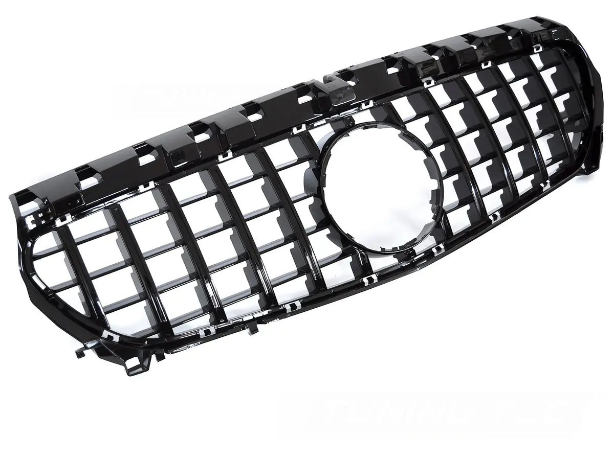 Front Grille Mercedes CLA W117 13-19 GT Style Glossy Black