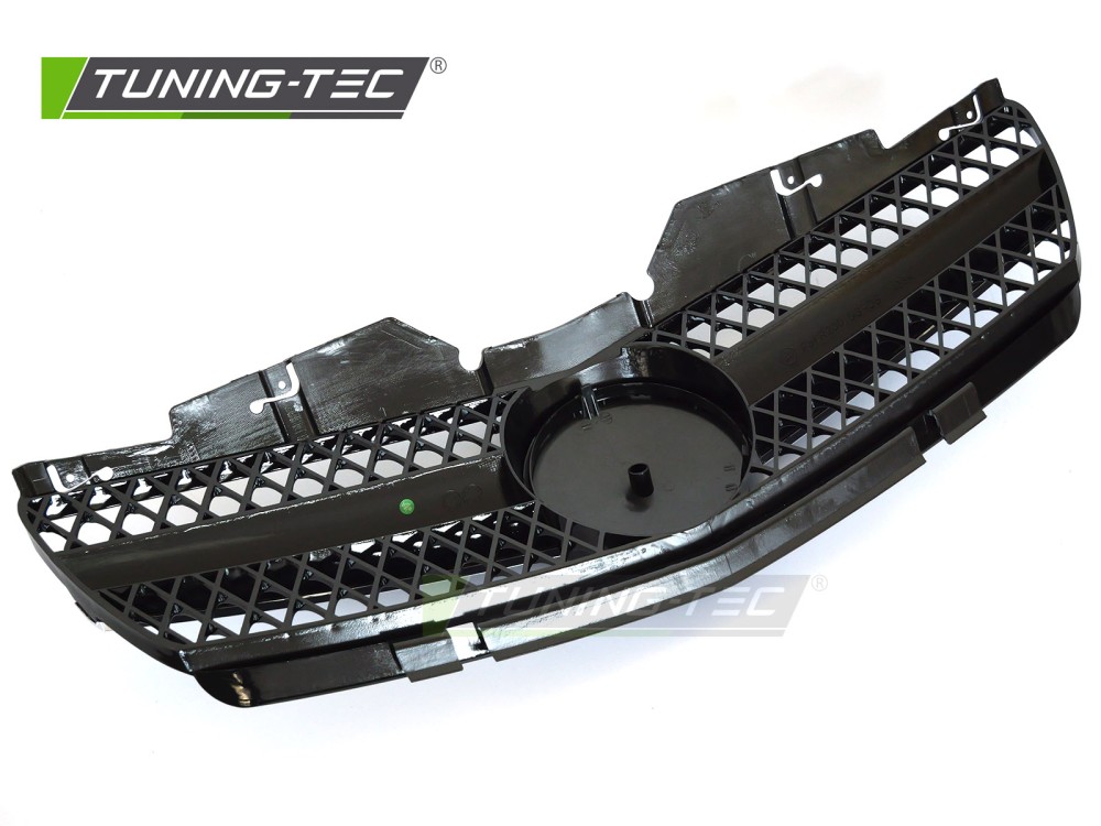 Front Grille Mercedes SL R230 01-06 Sport Black Chrome – náhľad 4