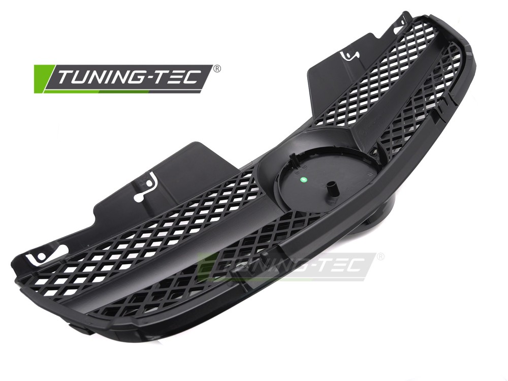 Front Grille Mercedes SL R230 06-08 Sport Glossy Black – náhľad 4