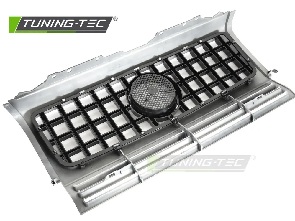 Front Grille Mercedes G-Class W463 90-12 Sport W464 Look Silver-Chrome – náhľad 4