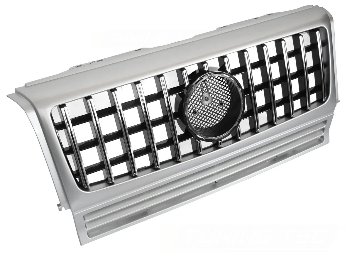 Front Grille Mercedes G-Class W463 90-12 Sport W464 Look Silver-Chrome