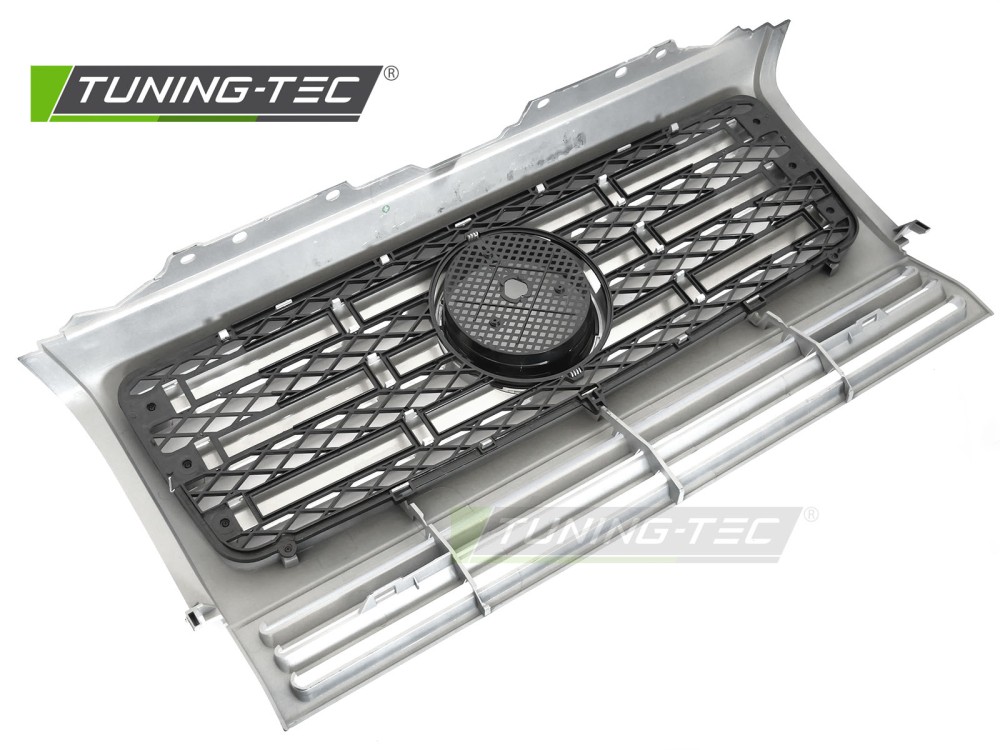 Front Grille Mercedes G-Class W463 90-12 CL Style Silver – náhľad 4