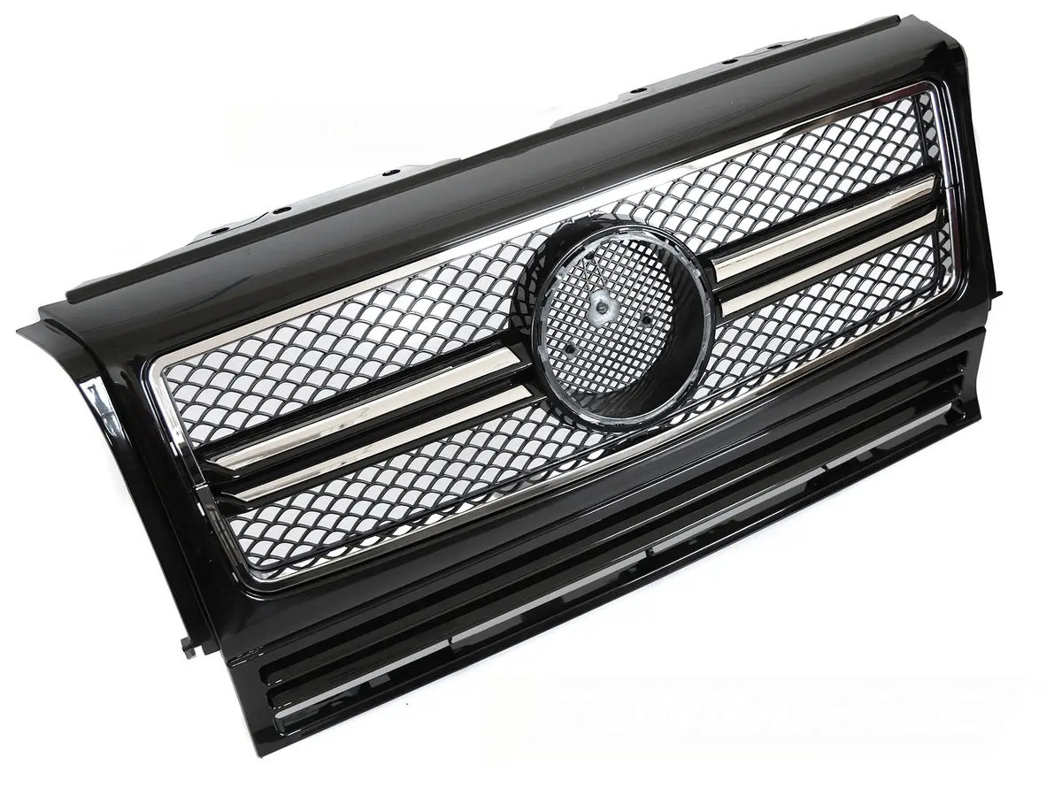 Front Grille Mercedes G-Class W463 90-12 SL Style Black Chrome