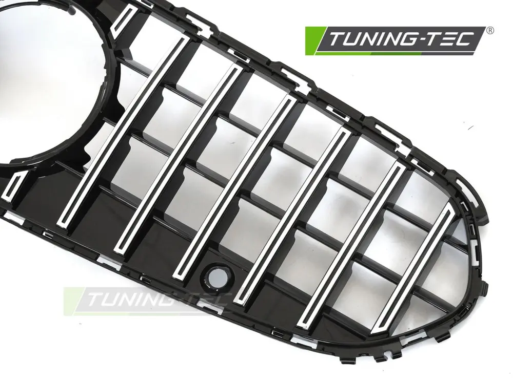 Front Grille Mercedes C-Class W206 / S206 21- GT Style Chrome Black – náhľad 3