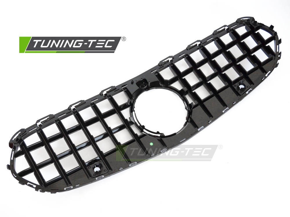 Front Grille Mercedes C-Class W206 / S206 21- GT Style Glossy Black – náhľad 4