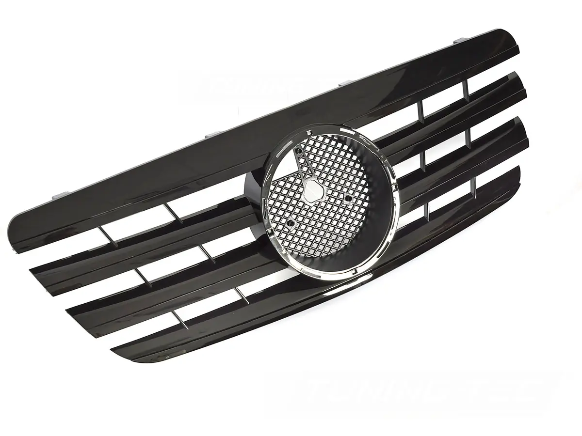 Front Grille Mercedes W210 / S210 99-02 CL Style Glossy Black