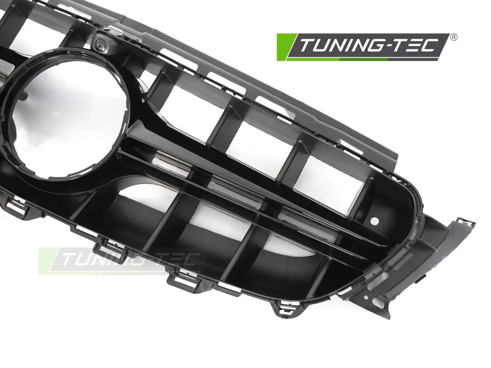 Front Grille Mercedes E-Class W213 / S213 16-19 Glossy Black – náhľad 3
