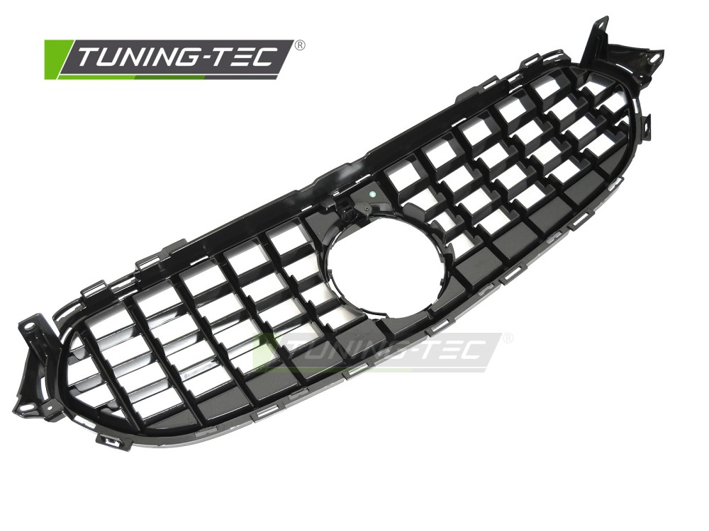 Front Grille Mercedes E-Class W213 / S213 20-23 GT Style Chrome-Black – náhľad 4