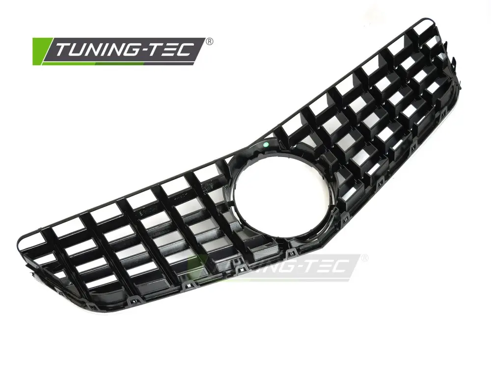 Front Grille Mercedes E-Class C207 / A207 09-13 GT Style Chrome-Black – náhľad 4