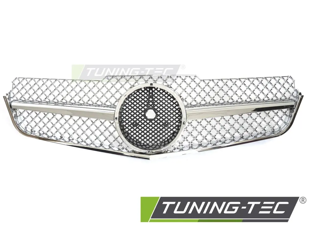 Front Grille Mercedes E-Class C207 / A207 09-13 SL Style Chrome – náhľad 2