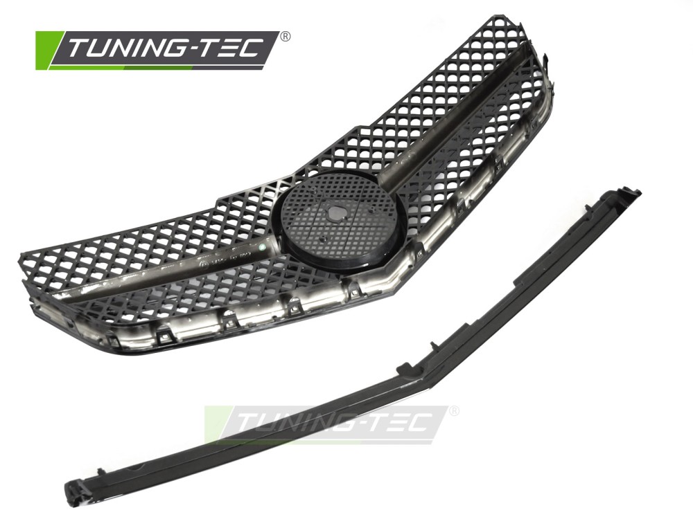Front Grille Mercedes E-Class C207/A207 09-13 SL Style Glossy Black – náhľad 4
