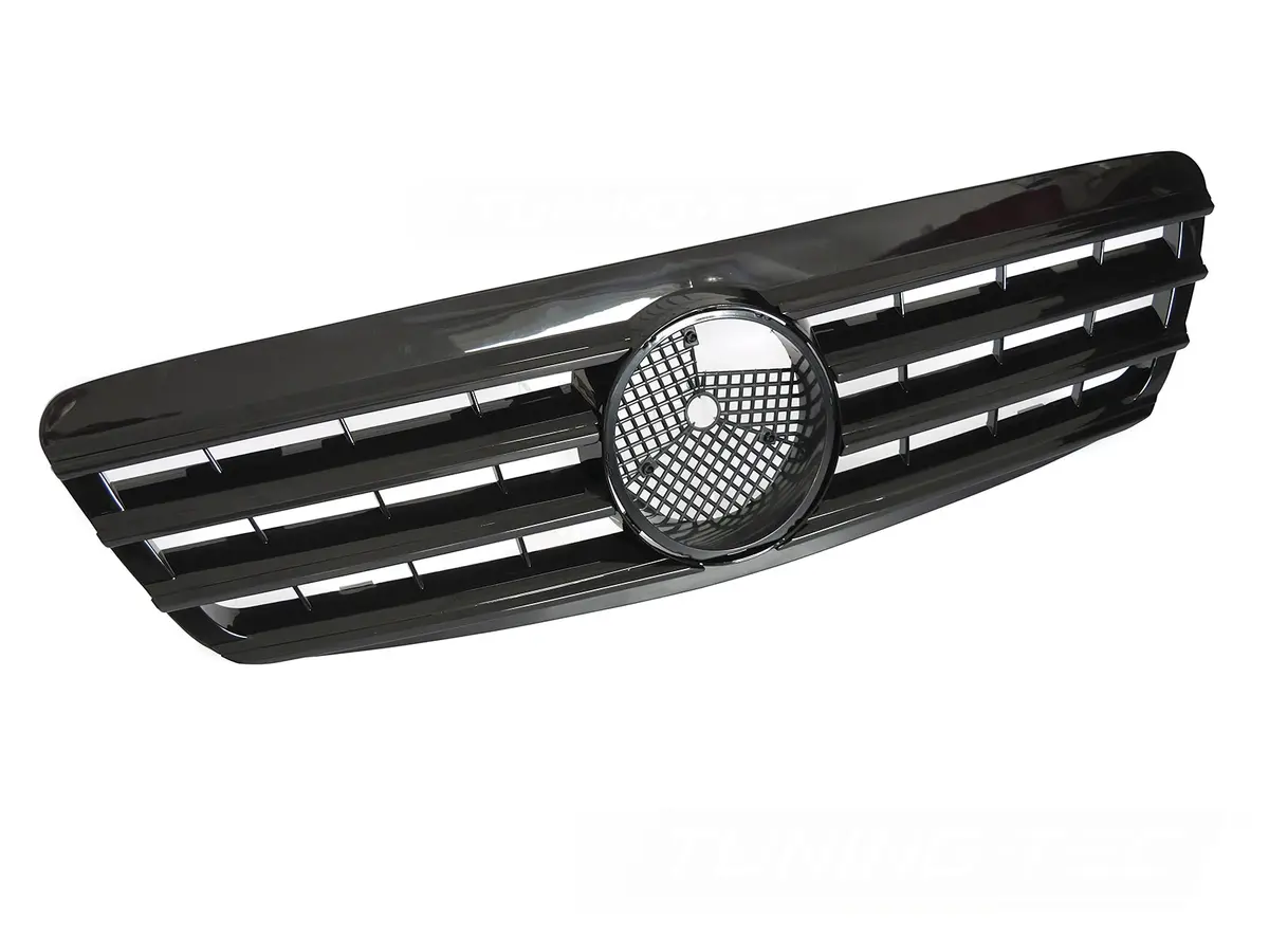 Front Grille Mercedes S-Class W220 98-02 CL Style Glossy Black